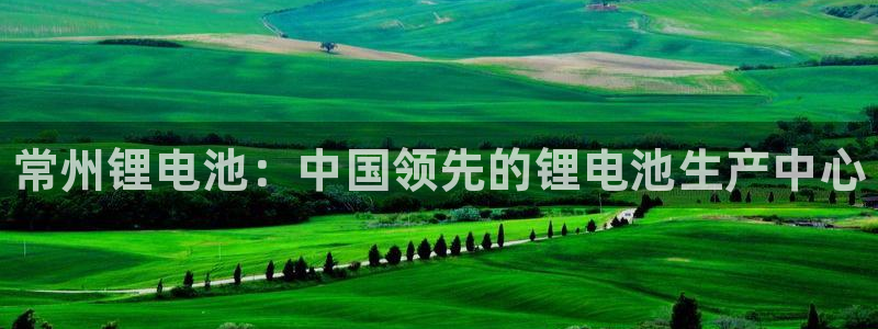 尊龙凯时下载官方正版：常州锂电池：中国领先的锂电池生产中心